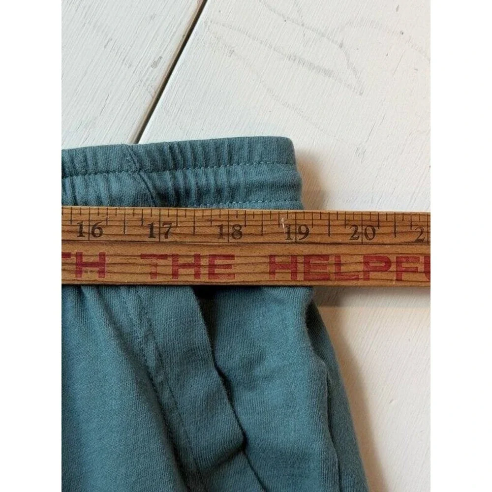 J Crew‎ Knit Goods Mens Drawstring Soft Jogger Pants Green Cotton XL Slim